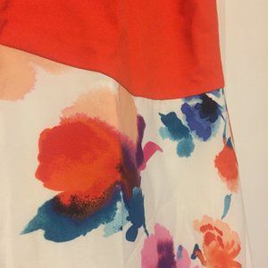 Vince Camuto High Low Floral Dress